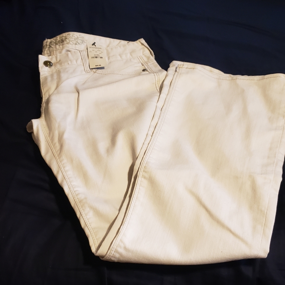 Express white jeans
